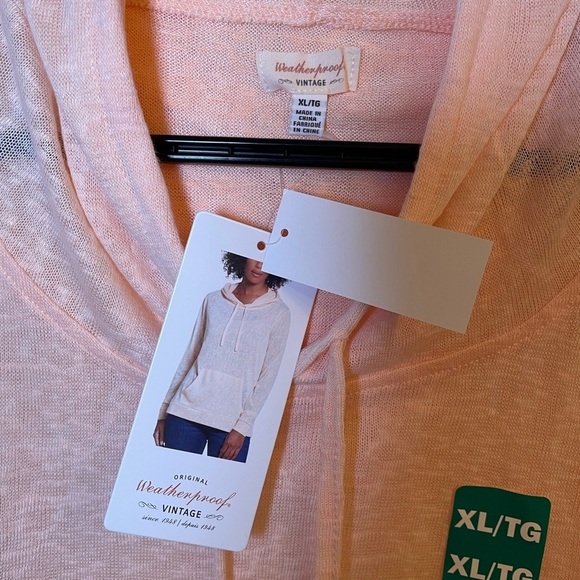 Weatherproof Orange Cowl Neck Sweater - Picture 2 of 4